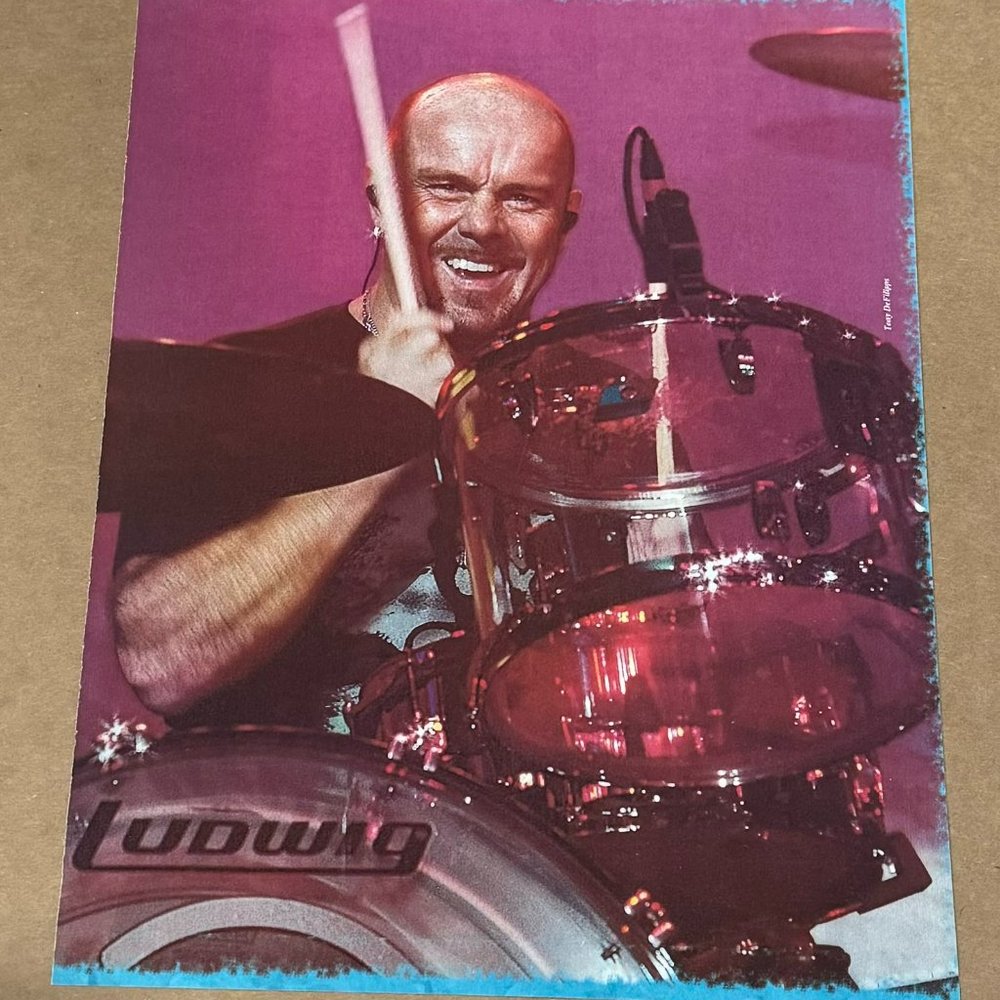 JASON BONHAM of UFO BONHAM - Music Print Ad Photo